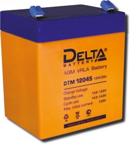 картинка Аккумулятор DELTA DTM 12045 12В 4.5A/ч от магазина Паритет-Центр