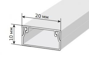 картинка 20х10 Кабель-канал (180 м/уп) от магазина Паритет-Центр
