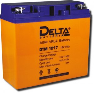 картинка Аккумулятор DELTA DTM 1217 12В 17А/ч от магазина Паритет-Центр